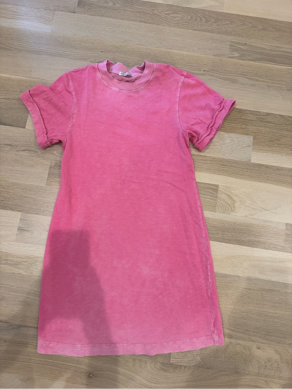 Cotton Citizen Pink Short Sleeve Tee Dress